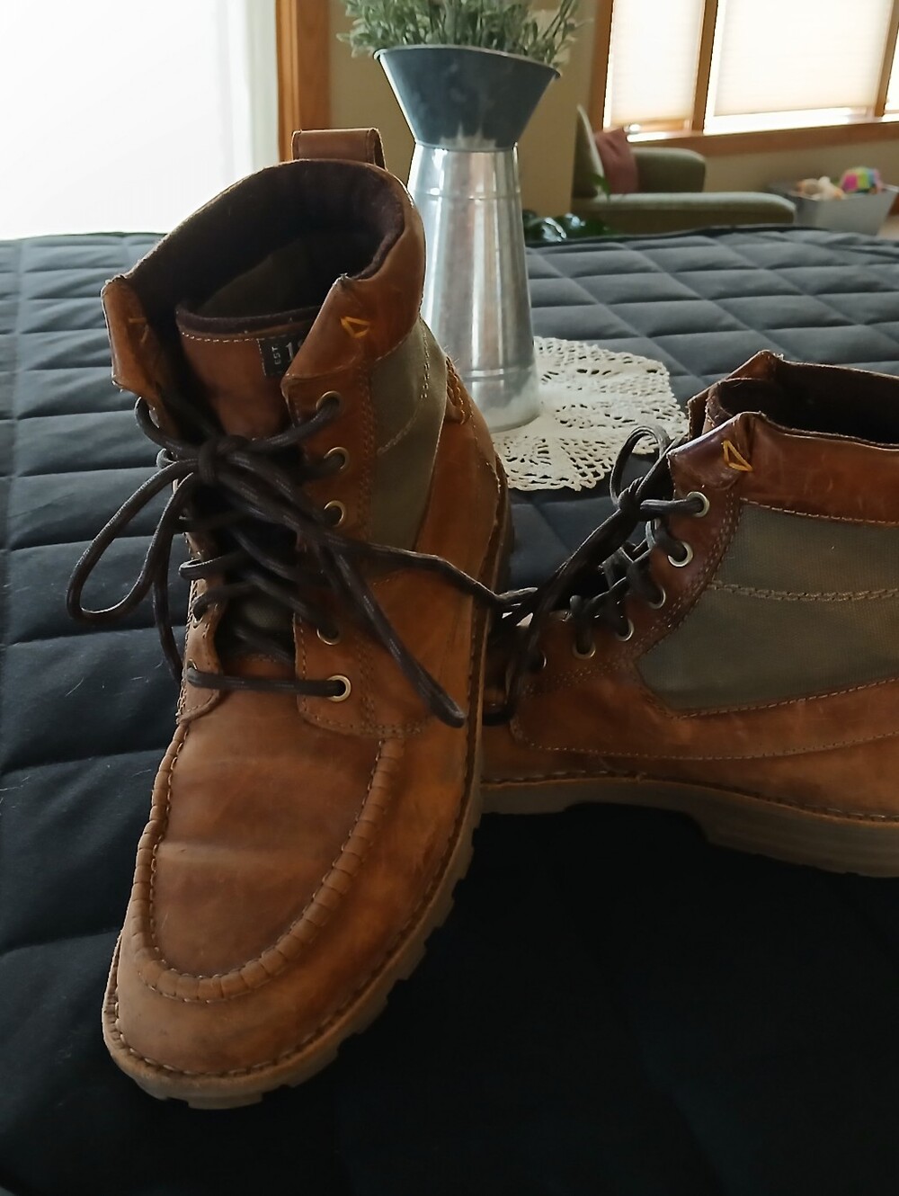 Clark's Leather Sawtel High-Top Boots Men's 9.5